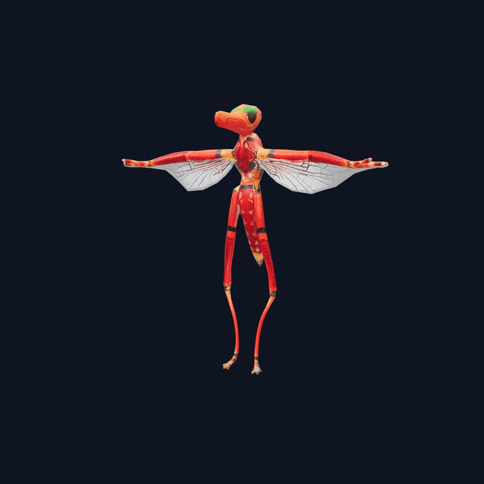 Crimson Insect Drone model pack